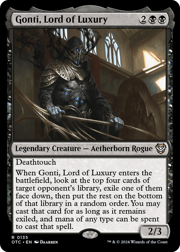 Gonti, Lord of Luxury [Outlaws of Thunder Junction Commander] - Magic: The Gathering - Card Brawlers | Quebec | Canada |