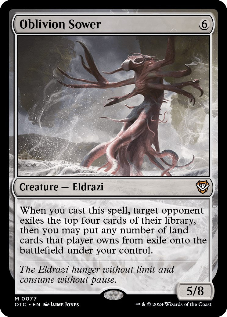 Oblivion Sower [Outlaws of Thunder Junction Commander] - Magic: The Gathering - Card Brawlers | Quebec | Canada |
