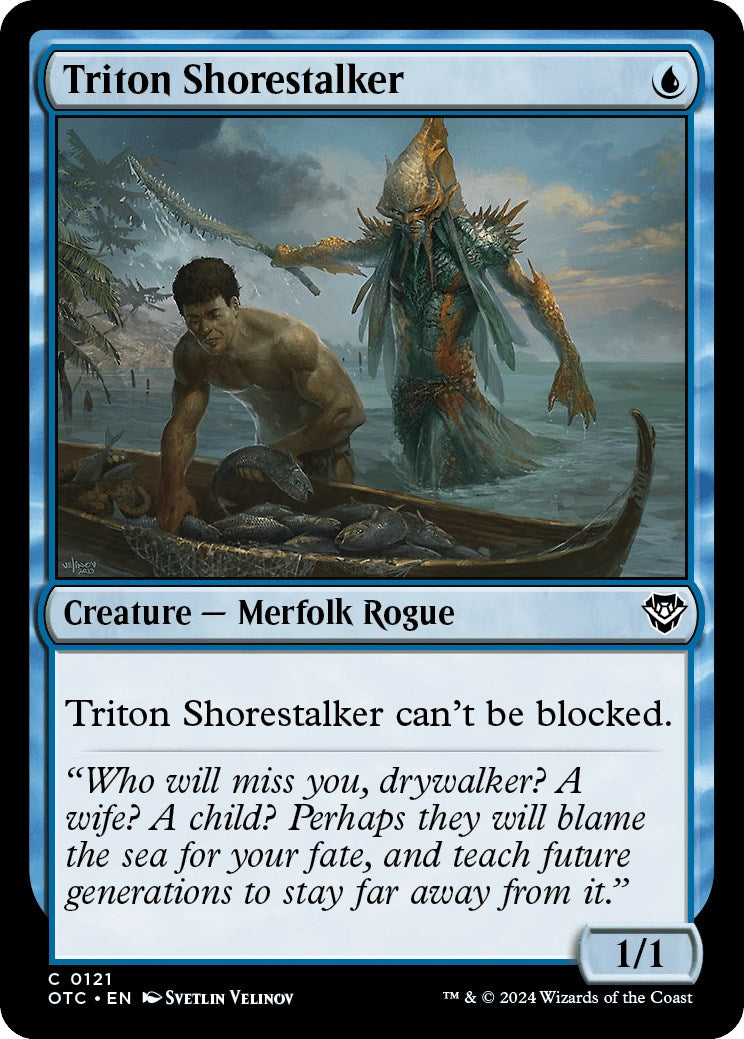 Triton Shorestalker [Outlaws of Thunder Junction Commander] - Magic: The Gathering - Card Brawlers | Quebec | Canada |