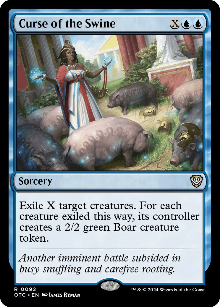 Curse of the Swine [Outlaws of Thunder Junction Commander] - Magic: The Gathering - Card Brawlers | Quebec | Canada |