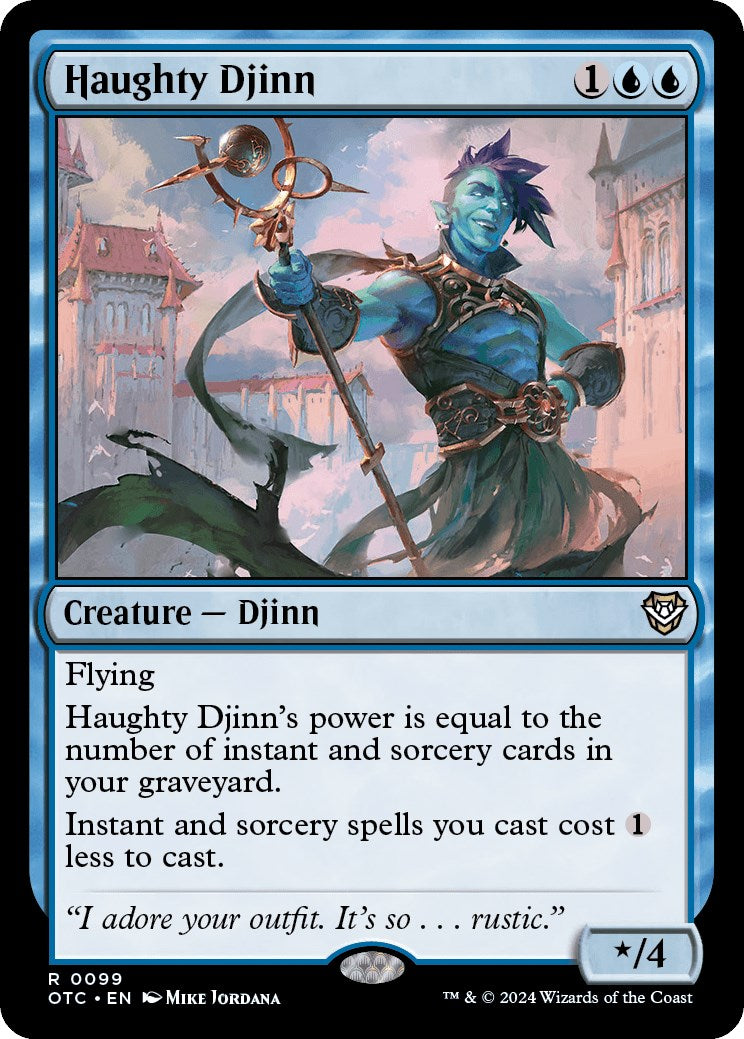Haughty Djinn [Outlaws of Thunder Junction Commander] - Magic: The Gathering - Card Brawlers | Quebec | Canada |
