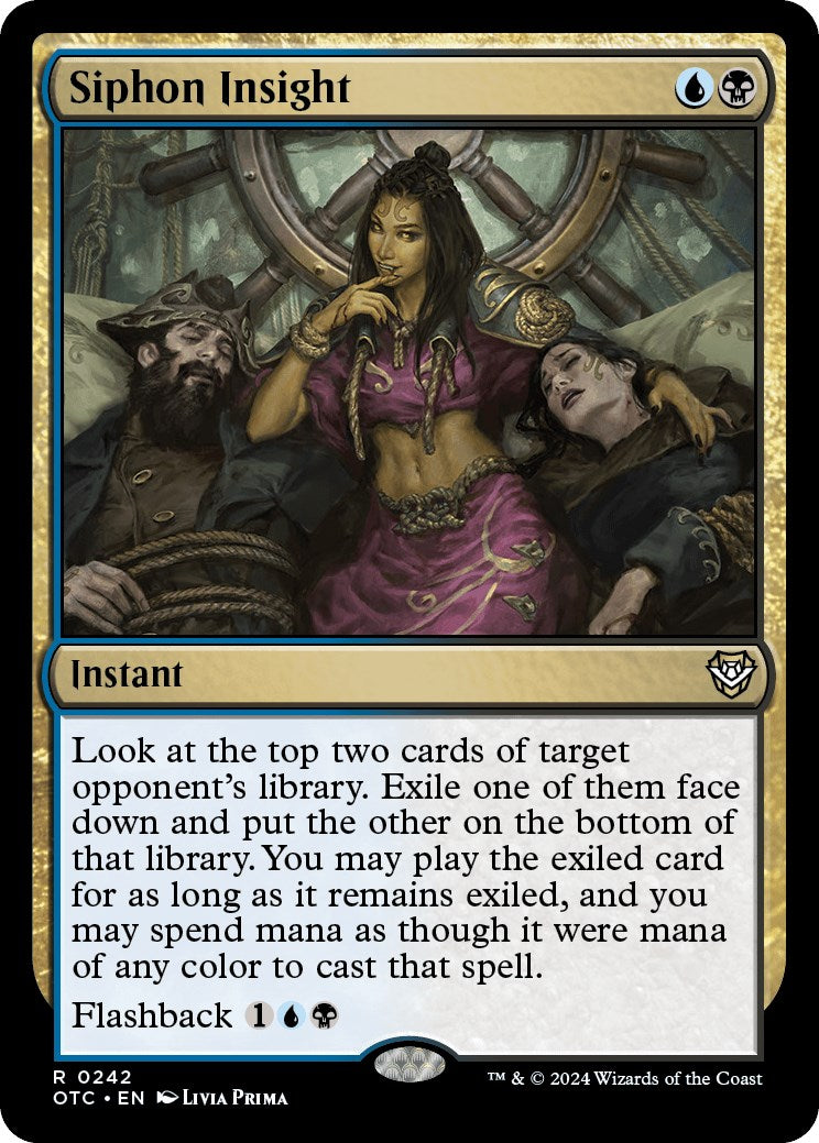 Siphon Insight [Outlaws of Thunder Junction Commander] - Magic: The Gathering - Card Brawlers | Quebec | Canada |