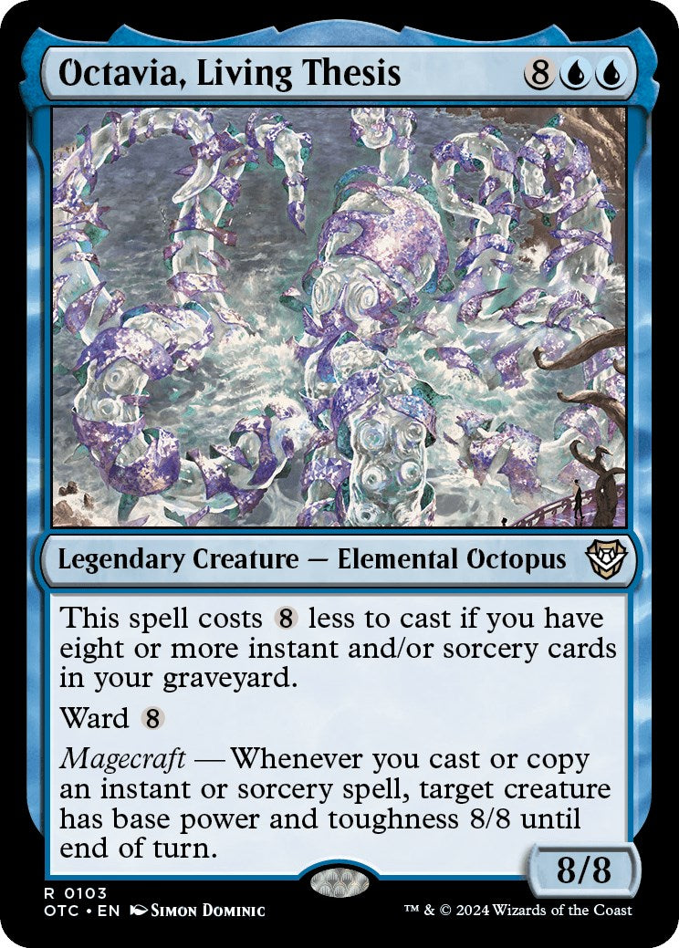Octavia, Living Thesis [Outlaws of Thunder Junction Commander] - Magic: The Gathering - Card Brawlers | Quebec | Canada |