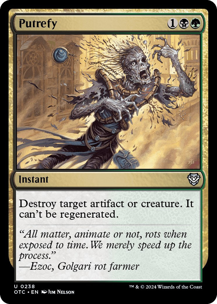 Putrefy [Outlaws of Thunder Junction Commander] - Magic: The Gathering - Card Brawlers | Quebec | Canada |
