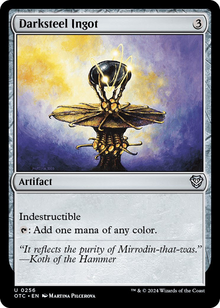 Darksteel Ingot [Outlaws of Thunder Junction Commander] - Magic: The Gathering - Card Brawlers | Quebec | Canada |