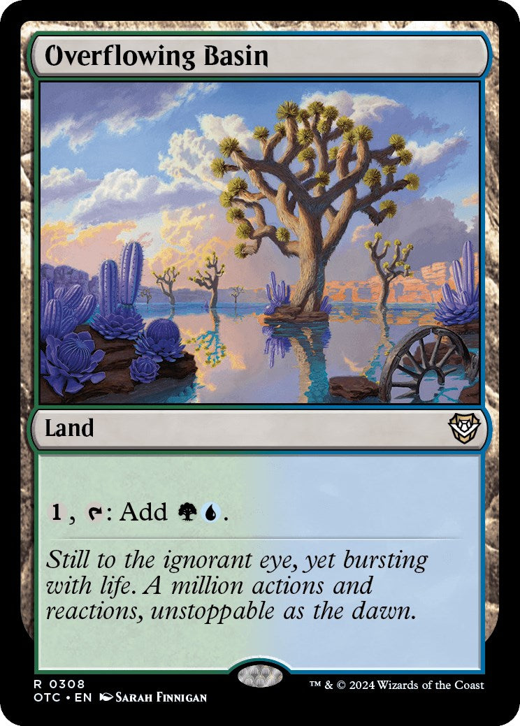 Overflowing Basin [Outlaws of Thunder Junction Commander] - Magic: The Gathering - Card Brawlers | Quebec | Canada |