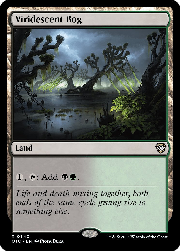 Viridescent Bog [Outlaws of Thunder Junction Commander] - Magic: The Gathering - Card Brawlers | Quebec | Canada |