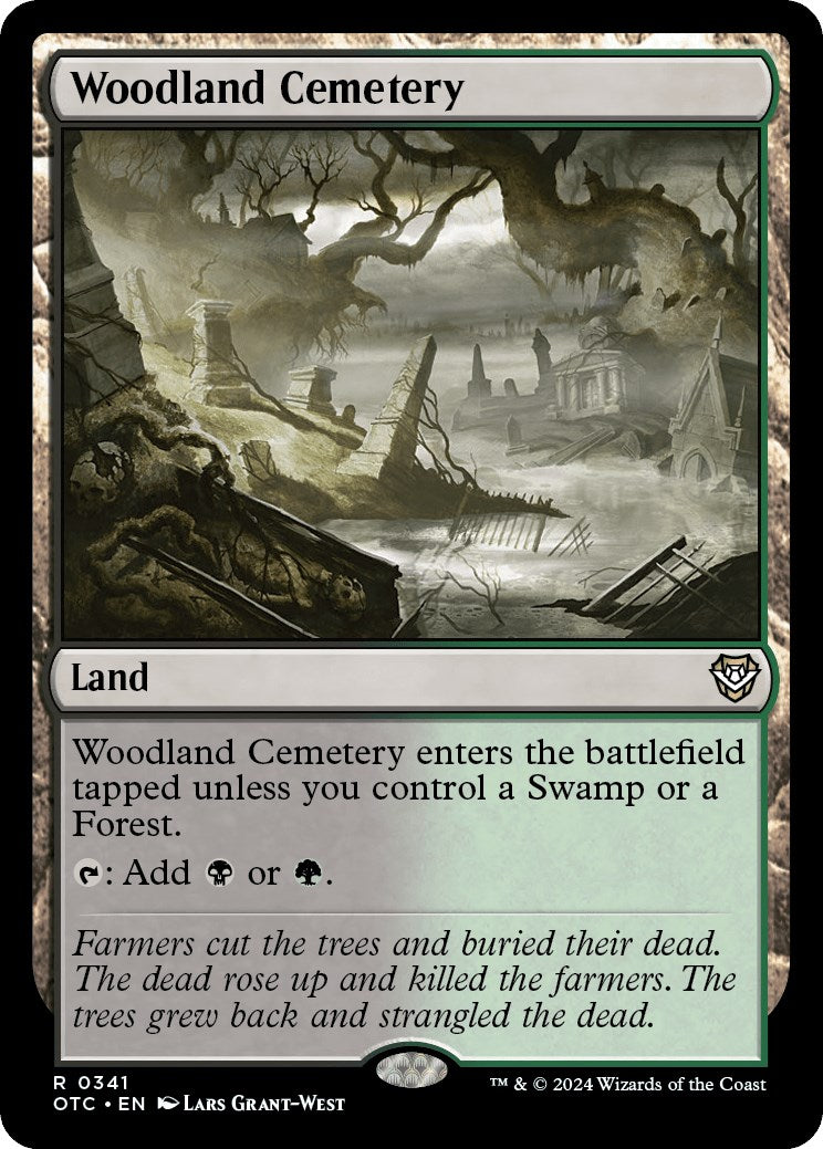 Woodland Cemetery [Outlaws of Thunder Junction Commander] - Magic: The Gathering - Card Brawlers | Quebec | Canada |