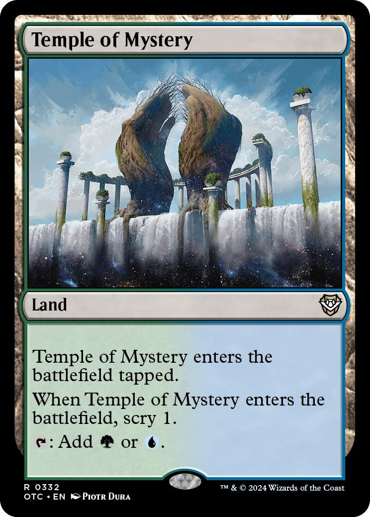 Temple of Mystery [Outlaws of Thunder Junction Commander] - Magic: The Gathering - Card Brawlers | Quebec | Canada |