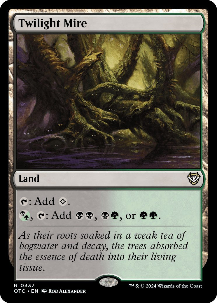 Twilight Mire [Outlaws of Thunder Junction Commander] - Magic: The Gathering - Card Brawlers | Quebec | Canada |