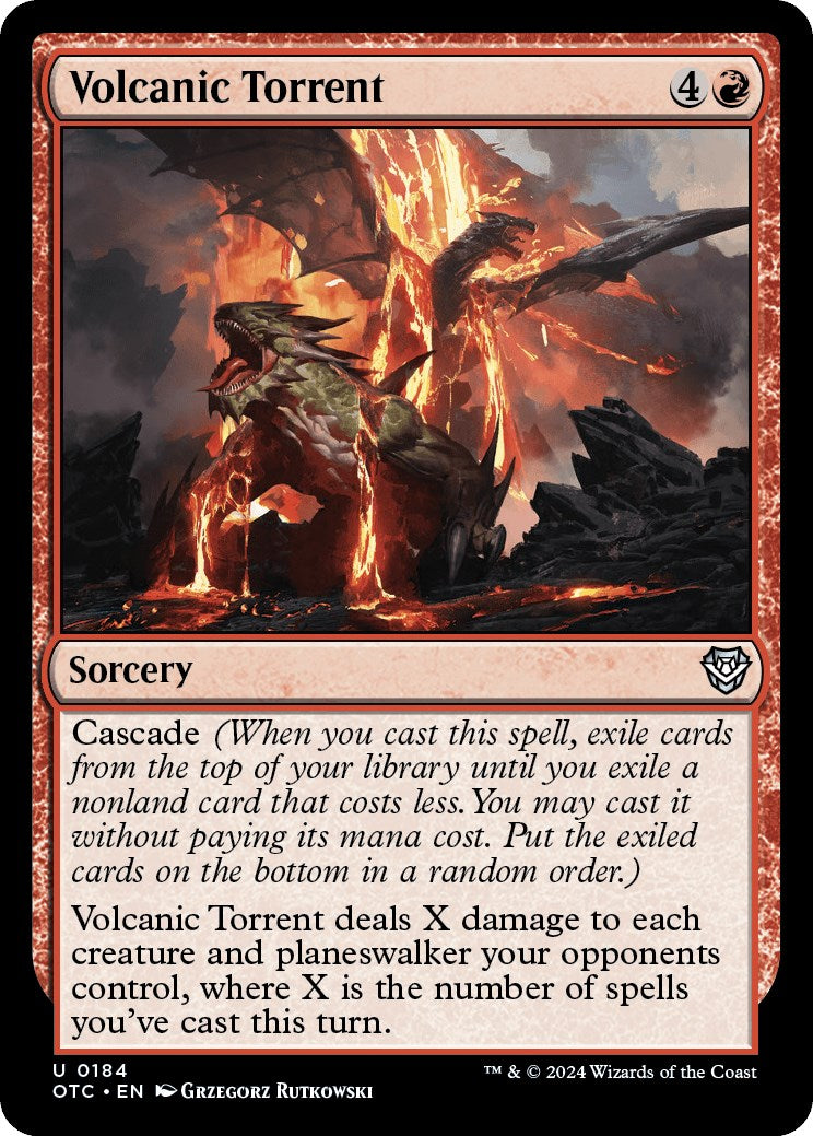 Volcanic Torrent [Outlaws of Thunder Junction Commander] - Magic: The Gathering - Card Brawlers | Quebec | Canada |
