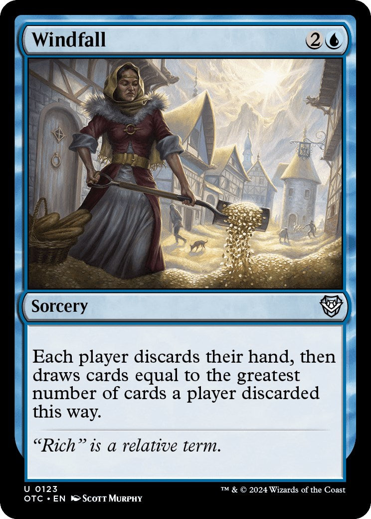 Windfall [Outlaws of Thunder Junction Commander] - Magic: The Gathering - Card Brawlers | Quebec | Canada |
