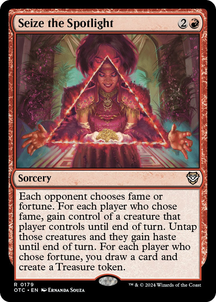 Seize the Spotlight [Outlaws of Thunder Junction Commander] - Magic: The Gathering - Card Brawlers | Quebec | Canada |