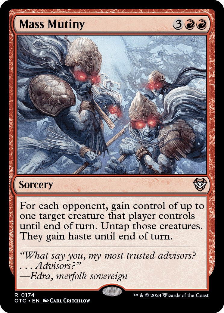 Mass Mutiny [Outlaws of Thunder Junction Commander] - Magic: The Gathering - Card Brawlers | Quebec | Canada |