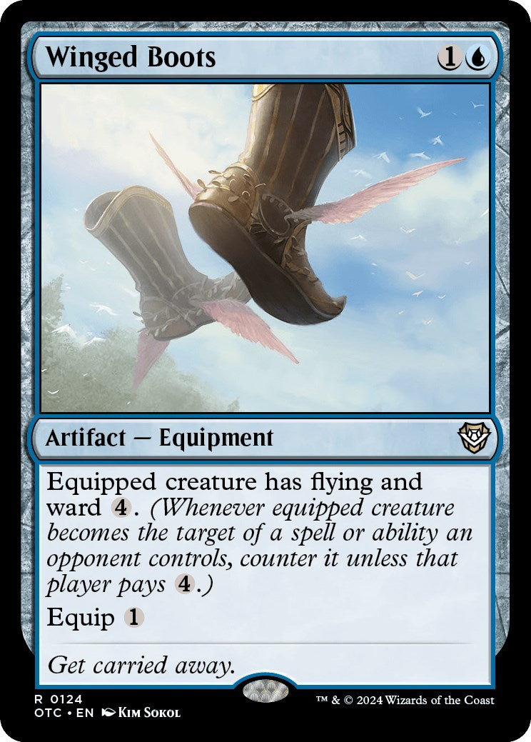 Winged Boots [Outlaws of Thunder Junction Commander] - Magic: The Gathering - Card Brawlers | Quebec | Canada |