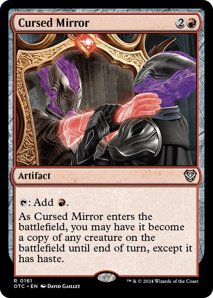 Cursed Mirror [Outlaws of Thunder Junction Commander] - Magic: The Gathering - Card Brawlers | Quebec | Canada |