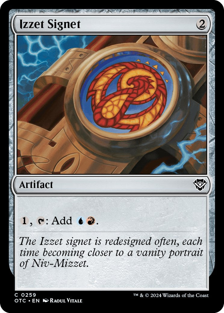 Izzet Signet [Outlaws of Thunder Junction Commander] - Magic: The Gathering - Card Brawlers | Quebec | Canada |