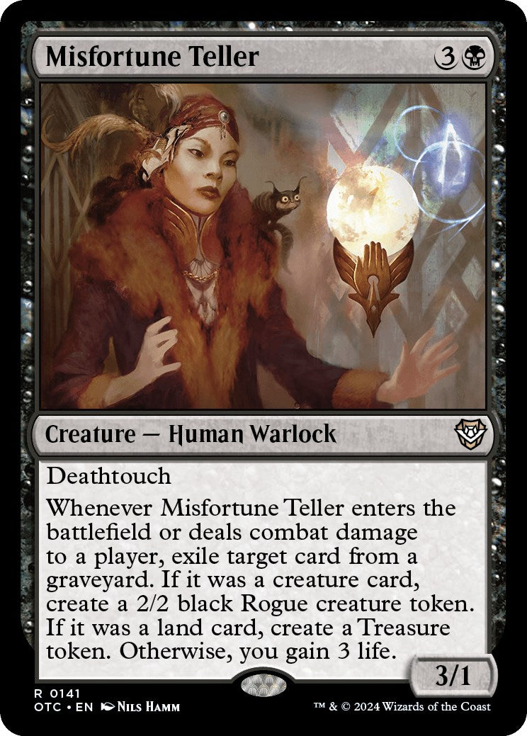 Misfortune Teller [Outlaws of Thunder Junction Commander] - Magic: The Gathering - Card Brawlers | Quebec | Canada |