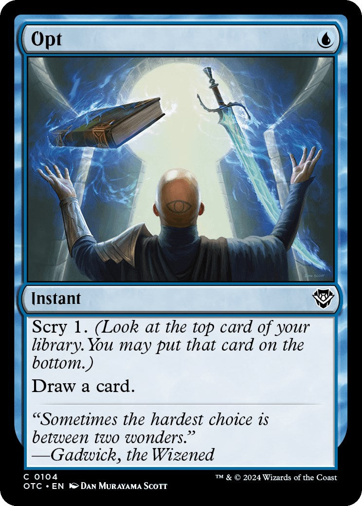 Opt [Outlaws of Thunder Junction Commander] - Magic: The Gathering - Card Brawlers | Quebec | Canada |