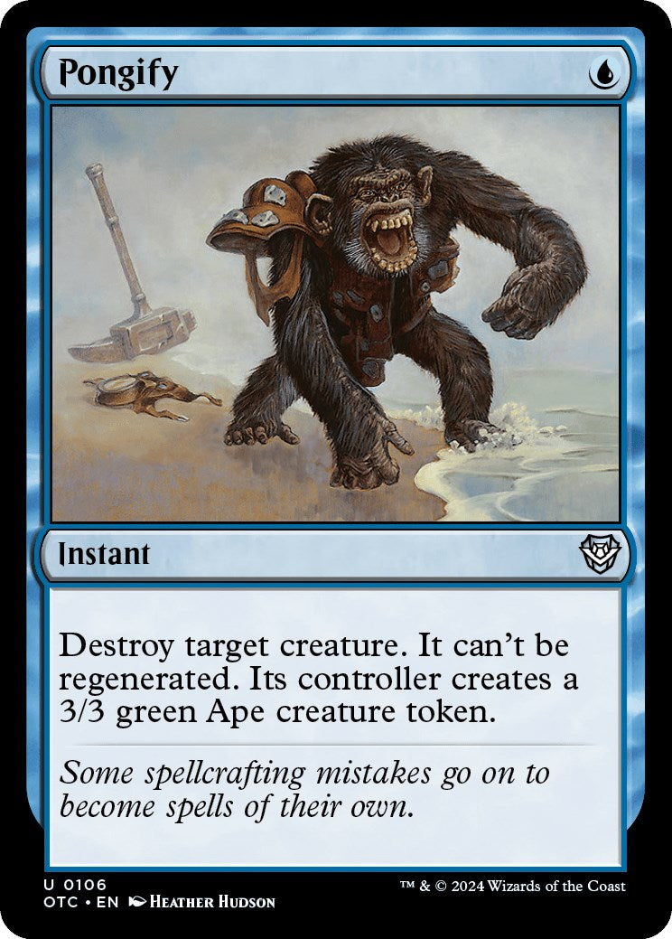 Pongify [Outlaws of Thunder Junction Commander] - Magic: The Gathering - Card Brawlers | Quebec | Canada |