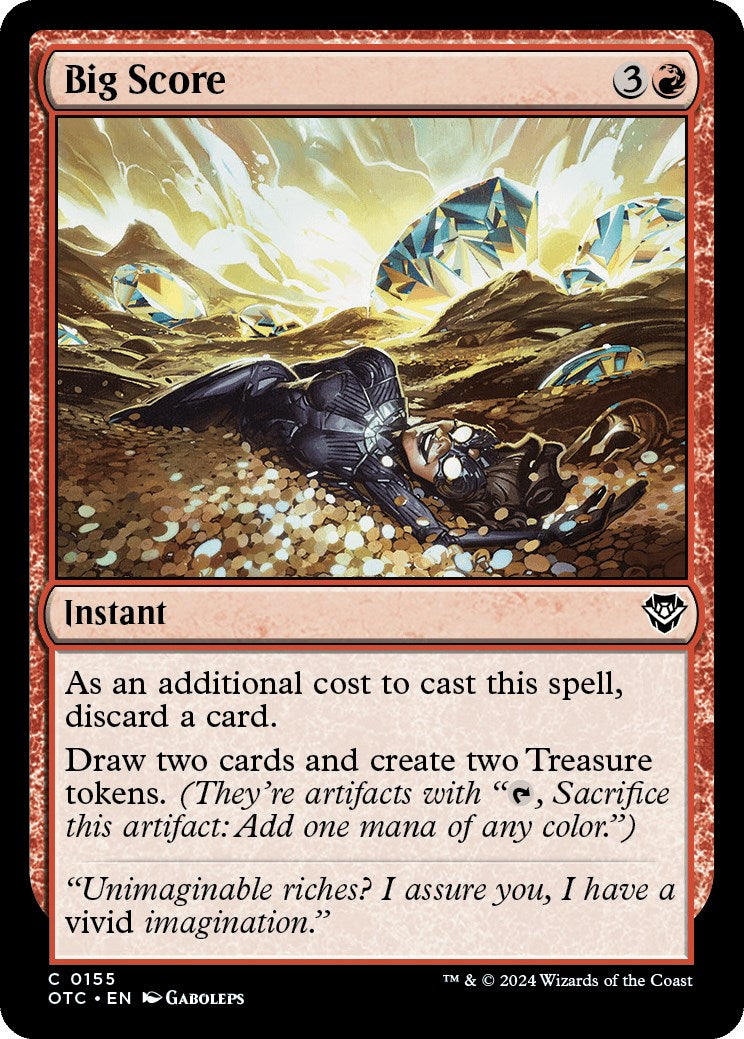Big Score [Outlaws of Thunder Junction Commander] - Magic: The Gathering - Card Brawlers | Quebec | Canada |