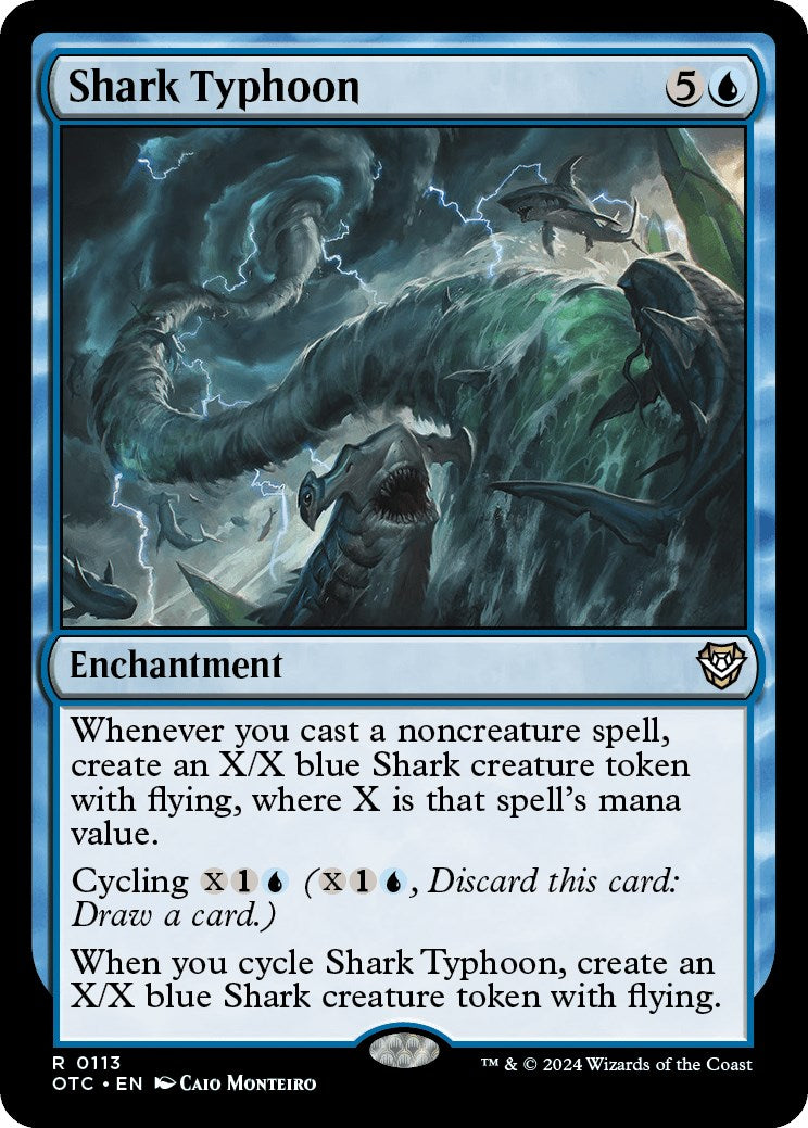 Shark Typhoon [Outlaws of Thunder Junction Commander] - Magic: The Gathering - Card Brawlers | Quebec | Canada |