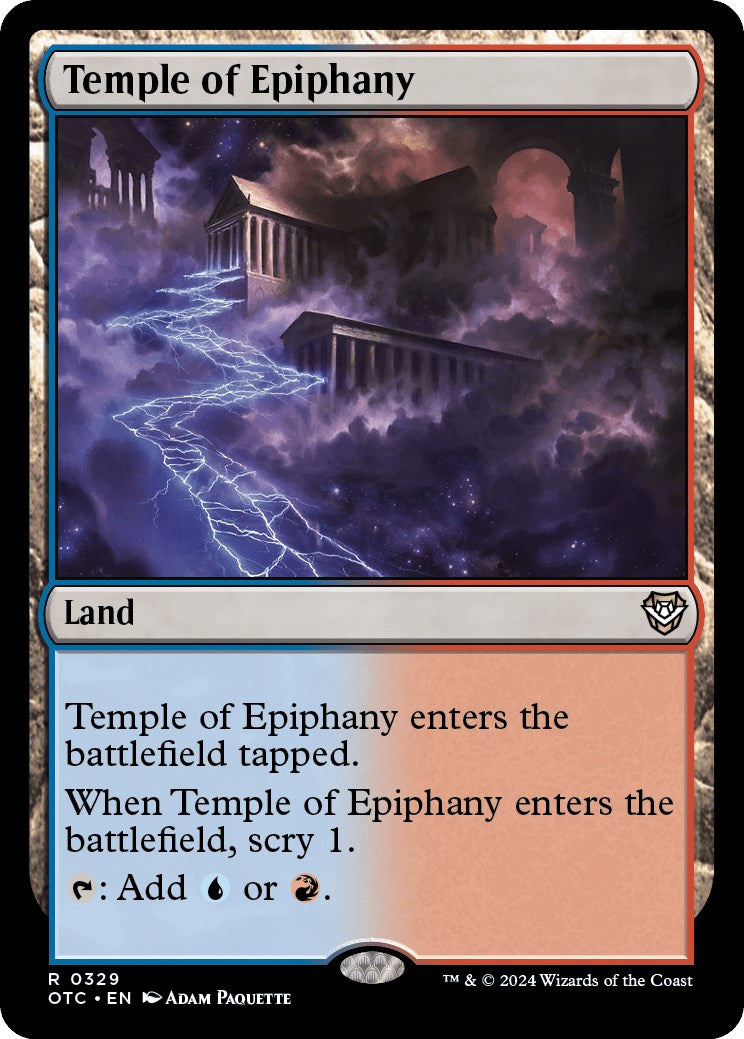Temple of Epiphany [Outlaws of Thunder Junction Commander] - Magic: The Gathering - Card Brawlers | Quebec | Canada |