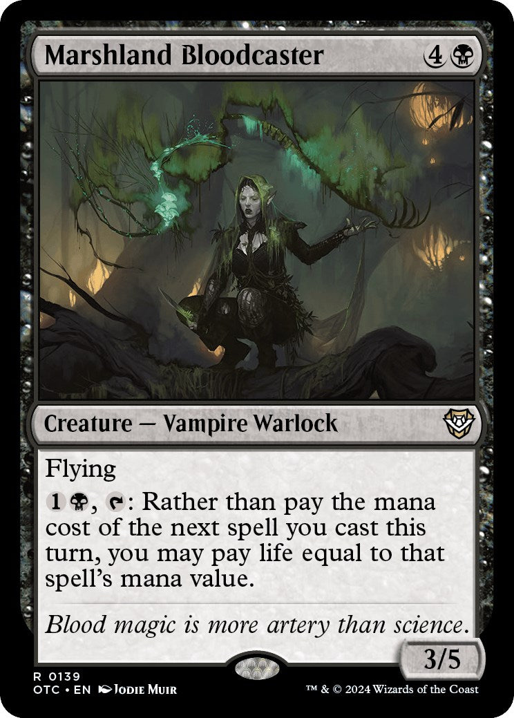 Marshland Bloodcaster [Outlaws of Thunder Junction Commander] - Magic: The Gathering - Card Brawlers | Quebec | Canada |