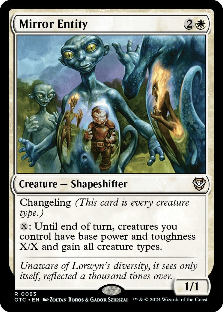 Mirror Entity [Outlaws of Thunder Junction Commander] - Magic: The Gathering - Card Brawlers | Quebec | Canada |