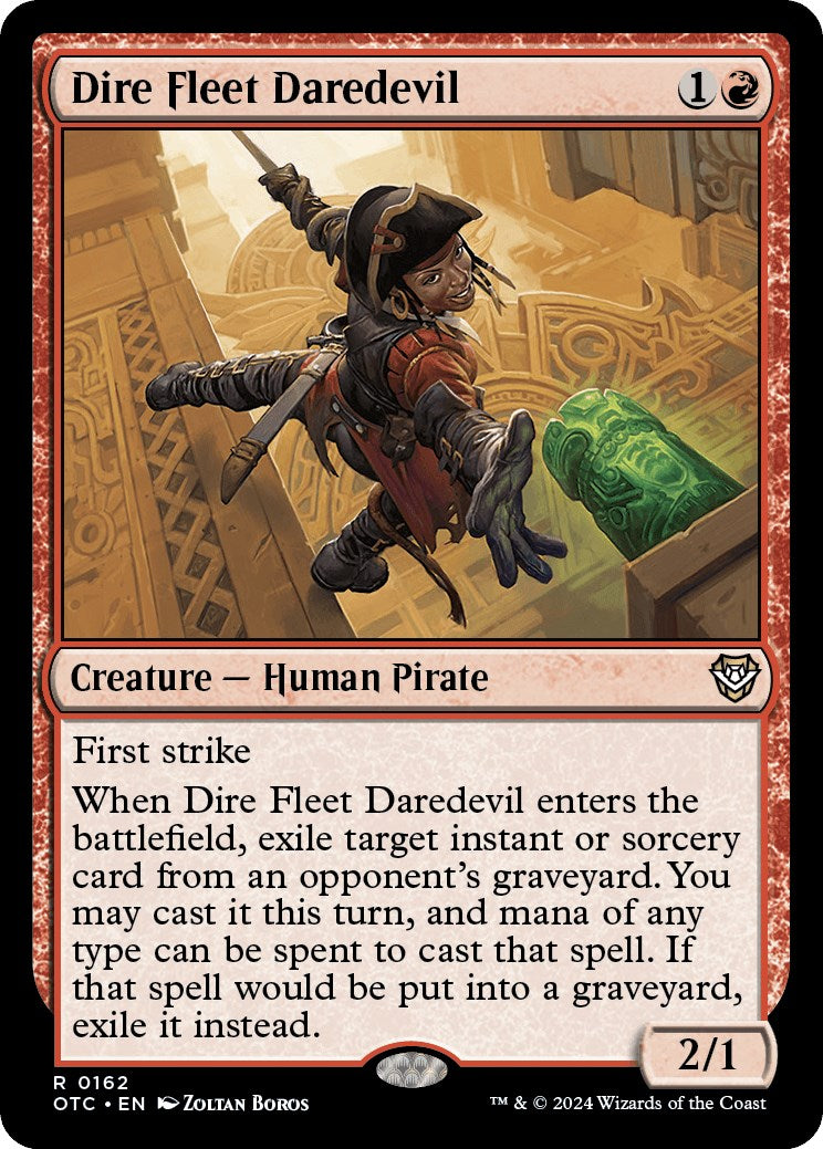 Dire Fleet Daredevil [Outlaws of Thunder Junction Commander] - Magic: The Gathering - Card Brawlers | Quebec | Canada |