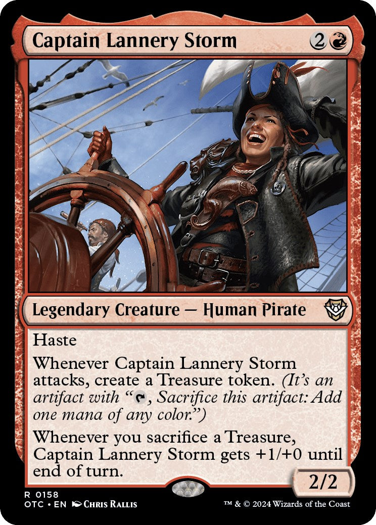 Captain Lannery Storm [Outlaws of Thunder Junction Commander] - Magic: The Gathering - Card Brawlers | Quebec | Canada |