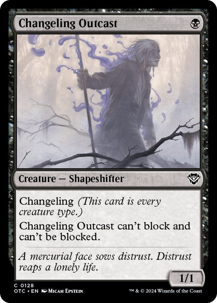 Changeling Outcast [Outlaws of Thunder Junction Commander] - Magic: The Gathering - Card Brawlers | Quebec | Canada |