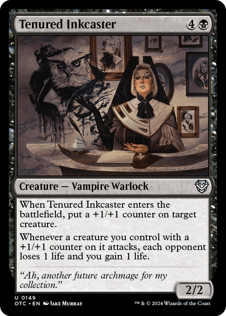 Tenured Inkcaster [Outlaws of Thunder Junction Commander] - Magic: The Gathering - Card Brawlers | Quebec | Canada |