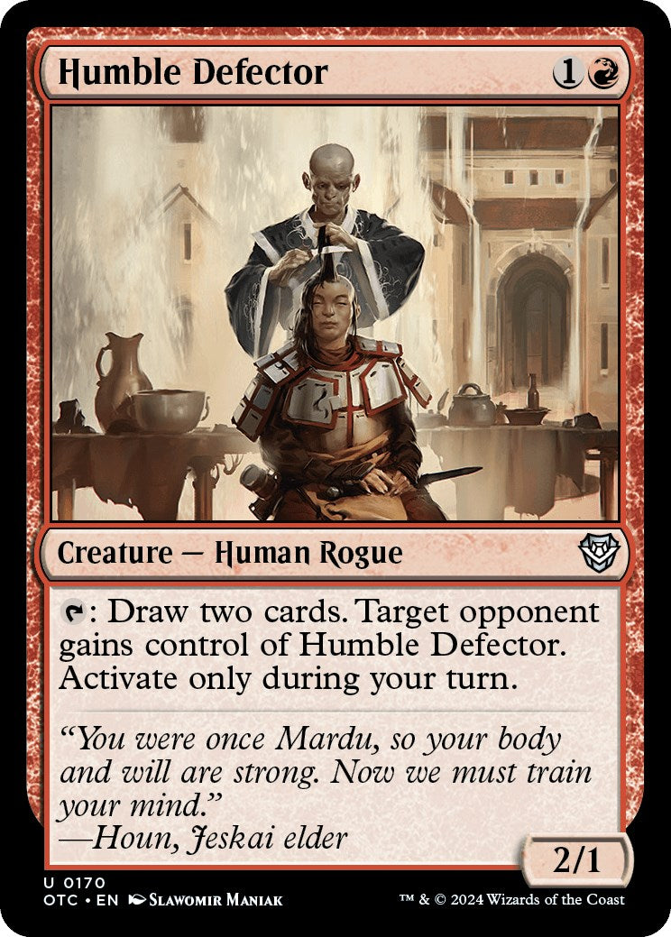 Humble Defector [Outlaws of Thunder Junction Commander] - Magic: The Gathering - Card Brawlers | Quebec | Canada |