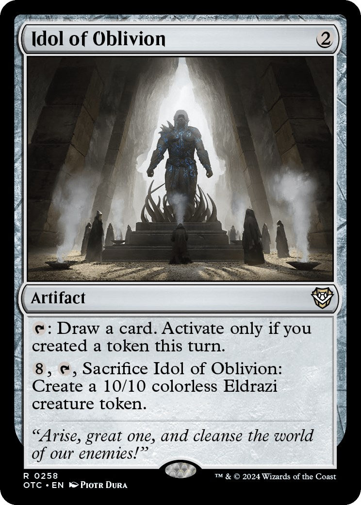 Idol of Oblivion [Outlaws of Thunder Junction Commander] - Magic: The Gathering - Card Brawlers | Quebec | Canada |