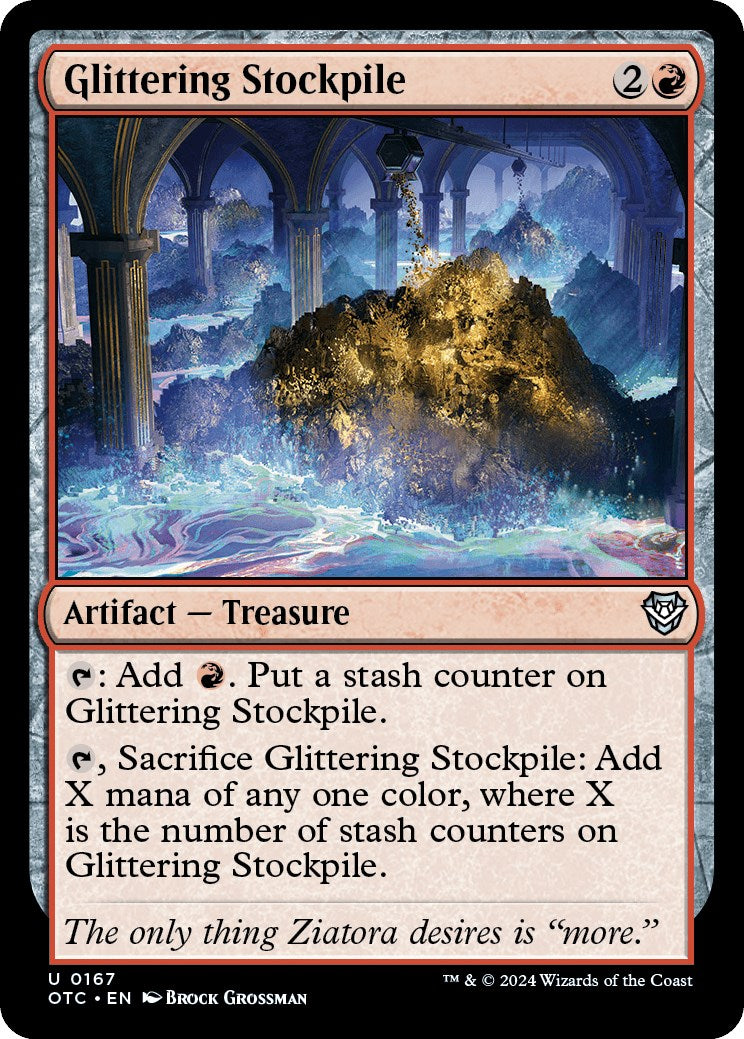 Glittering Stockpile [Outlaws of Thunder Junction Commander] - Magic: The Gathering - Card Brawlers | Quebec | Canada |