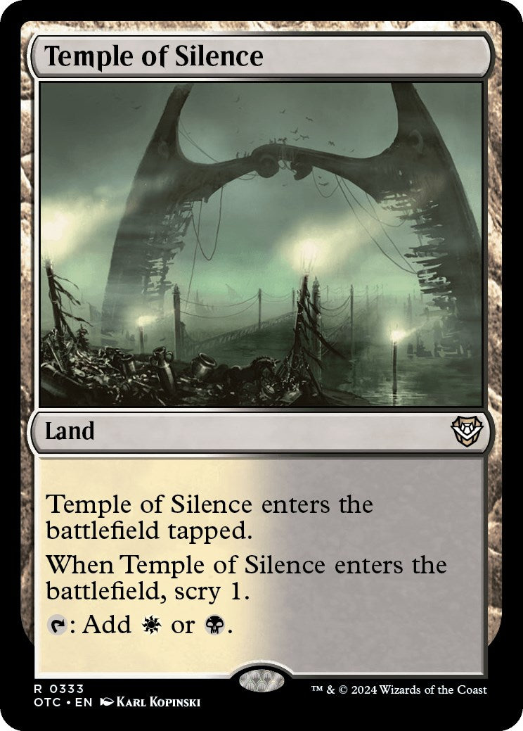 Temple of Silence [Outlaws of Thunder Junction Commander] - Magic: The Gathering - Card Brawlers | Quebec | Canada |