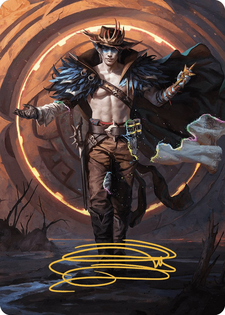 Oko, the Ringleader Art Card (29/54) (Gold-Stamped Signature) [Outlaws of Thunder Junction Art Series] - Magic: The Gathering - Card Brawlers | Quebec | Canada |