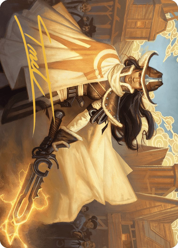 Omenport Vigilante Art Card (Gold-Stamped Signature) [Outlaws of Thunder Junction Art Series] - Magic: The Gathering - Card Brawlers | Quebec | Canada |