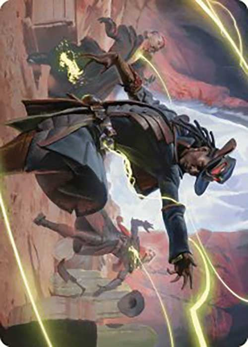 Lilah, Undefeated Slickshot Art Card [Outlaws of Thunder Junction Art Series] - Magic: The Gathering - Card Brawlers | Quebec | Canada |