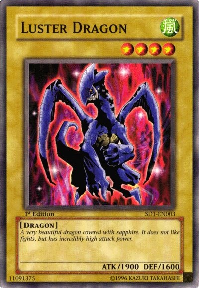 Luster Dragon [SD1-EN003] Common - Yu-Gi-Oh! - Card Brawlers | Quebec | Canada |