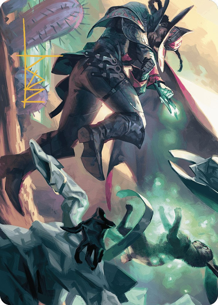 Metamorphic Blast Art Card (Gold-Stamped Signature) [Outlaws of Thunder Junction Art Series] - Magic: The Gathering - Card Brawlers | Quebec | Canada |