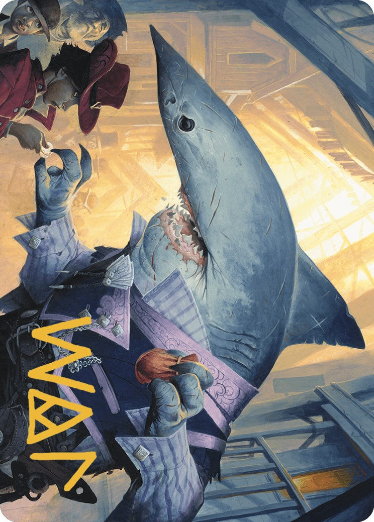 Loan Shark Art Card (Gold-Stamped Signature) [Outlaws of Thunder Junction Art Series] - Magic: The Gathering - Card Brawlers | Quebec | Canada |