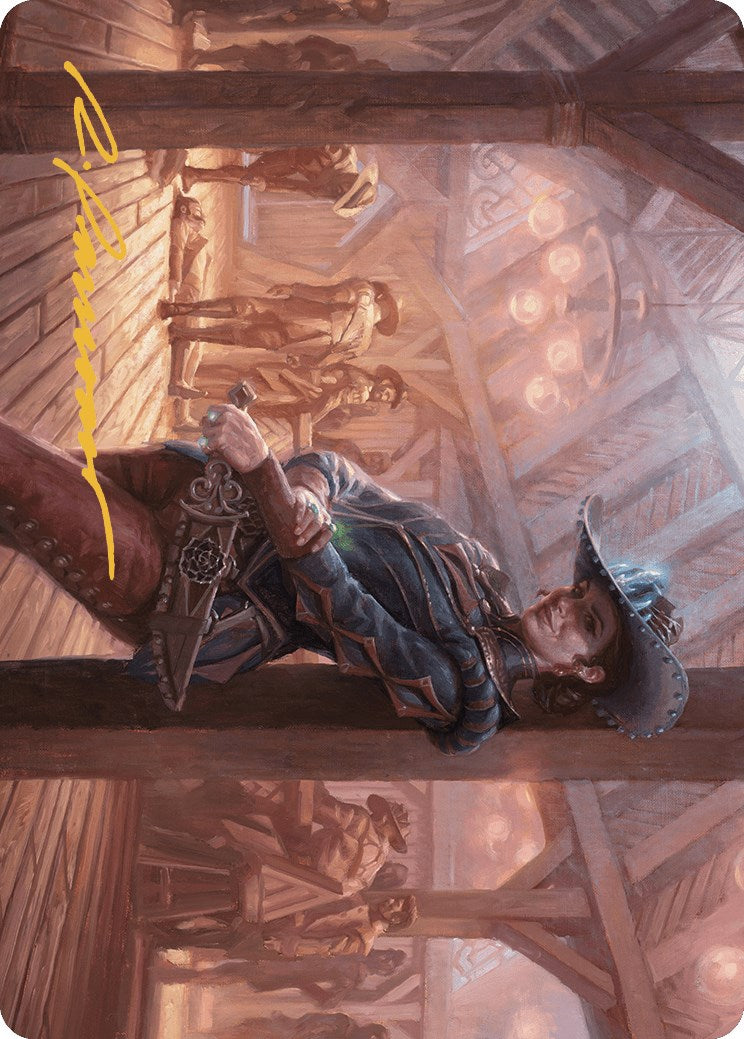 Marchesa, Dealer of Death Art Card (Gold-Stamped Signature) [Outlaws of Thunder Junction Art Series] - Magic: The Gathering - Card Brawlers | Quebec | Canada |