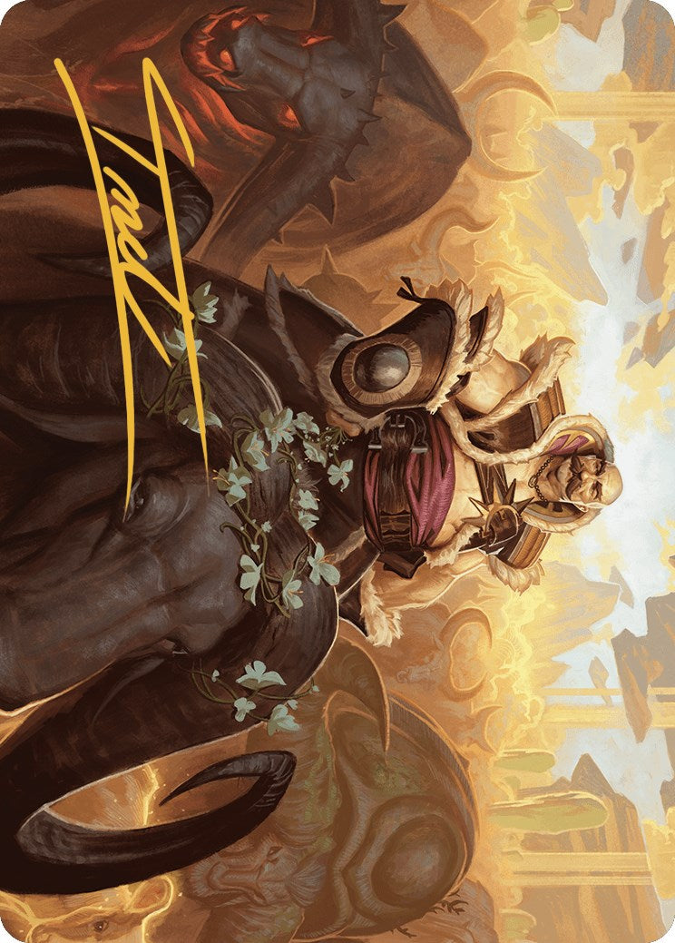Bruse Tarl, Roving Rancher Art Card (Gold-Stamped Signature) [Outlaws of Thunder Junction Art Series] - Magic: The Gathering - Card Brawlers | Quebec | Canada |
