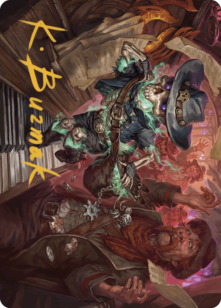 Tinybones, the Pickpocket Art Card (Gold-Stamped Signature) [Outlaws of Thunder Junction Art Series] - Magic: The Gathering - Card Brawlers | Quebec | Canada |