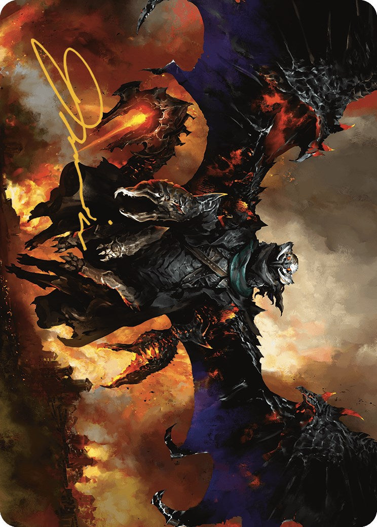 Akul the Unrepentant Art Card (Gold-Stamped Signature) [Outlaws of Thunder Junction Art Series] - Magic: The Gathering - Card Brawlers | Quebec | Canada |