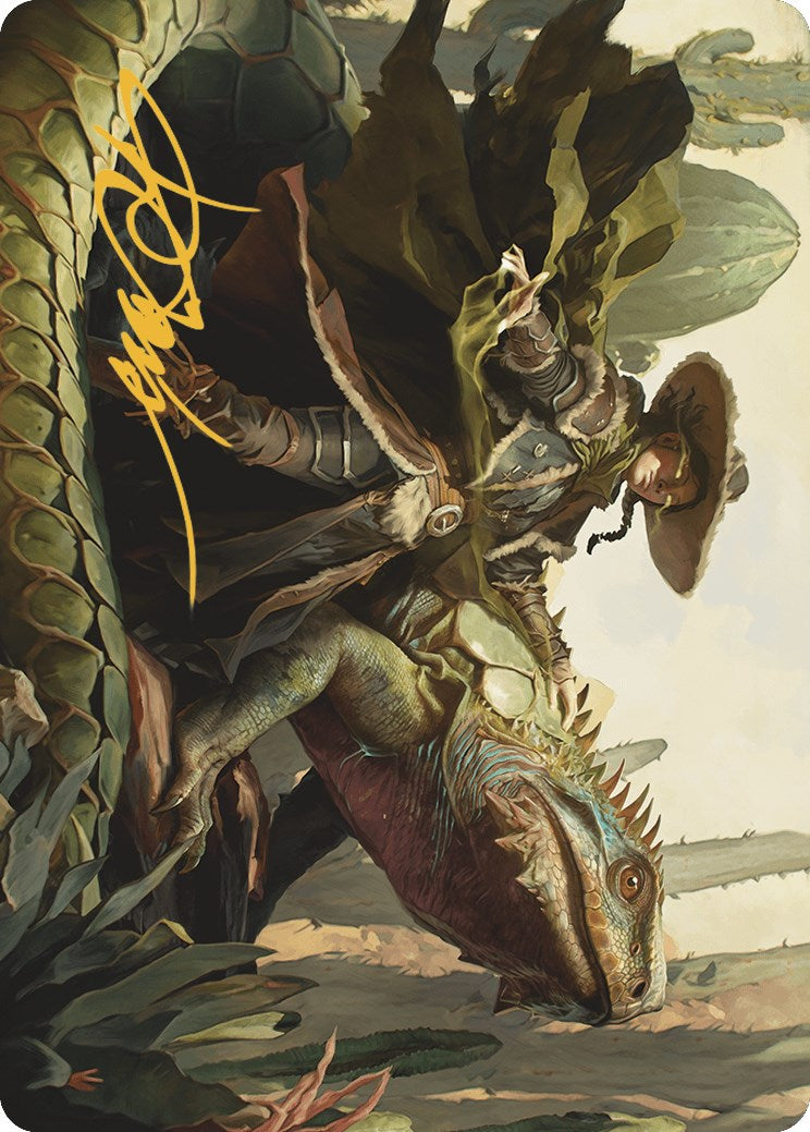 Outcaster Trailblazer Art Card (Gold-Stamped Signature) [Outlaws of Thunder Junction Art Series] - Magic: The Gathering - Card Brawlers | Quebec | Canada |
