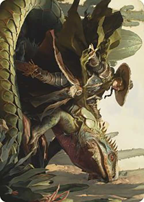 Outcaster Trailblazer Art Card [Outlaws of Thunder Junction Art Series] - Magic: The Gathering - Card Brawlers | Quebec | Canada |