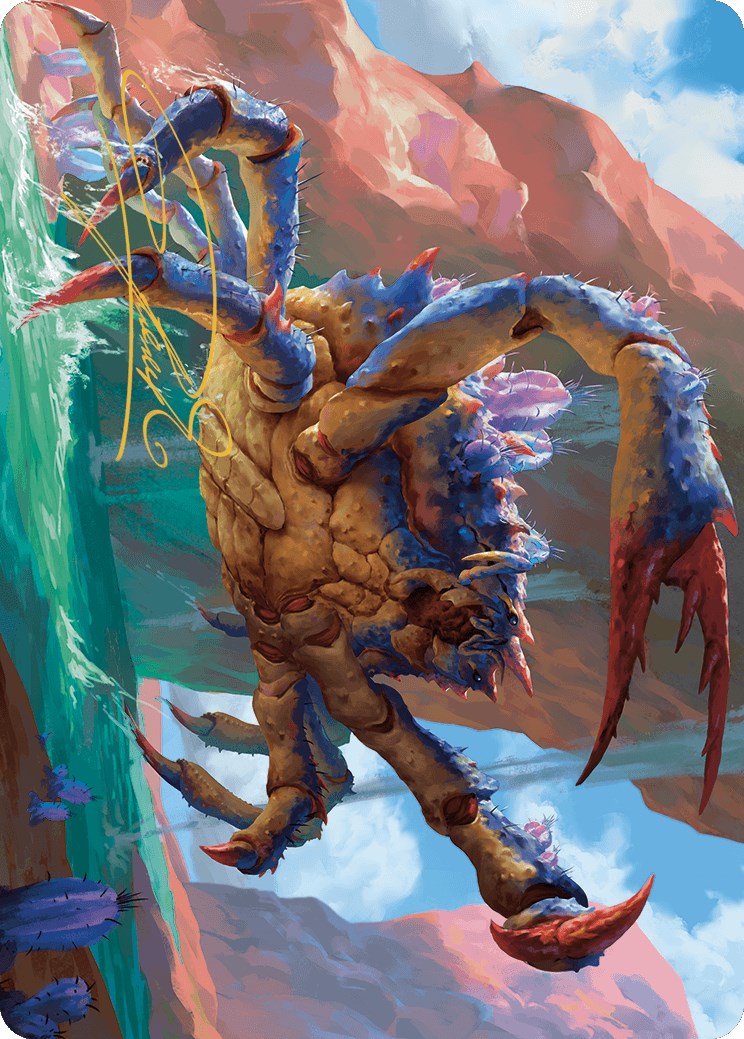 Canyon Crab Art Card (Gold-Stamped Signature) [Outlaws of Thunder Junction Art Series] - Magic: The Gathering - Card Brawlers | Quebec | Canada |